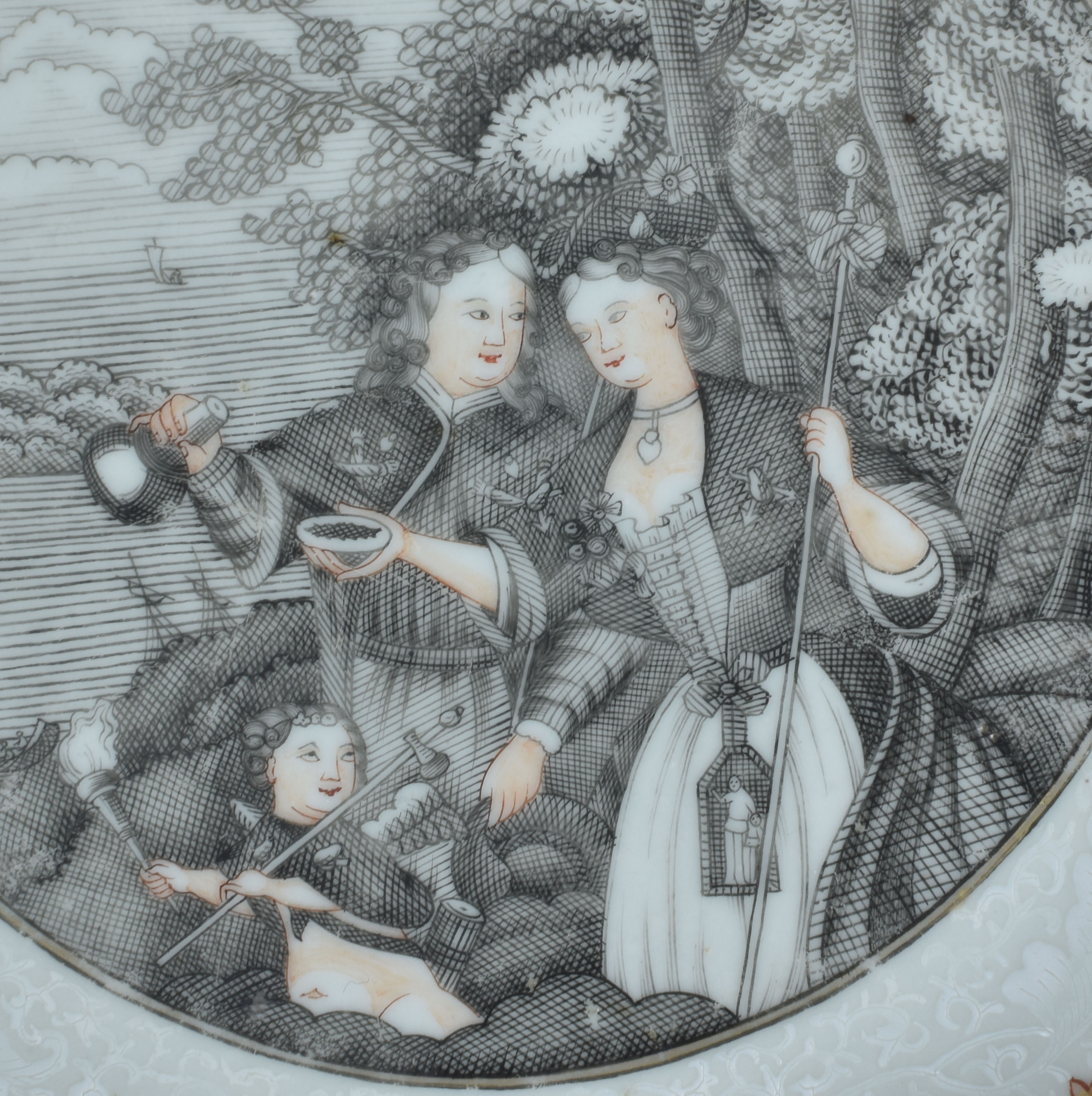 Porcelaine Qianlong (1736-1795), ca. 1745, Chine Porcelaine Qianlong (1736-1795), ca. 1745, Chine