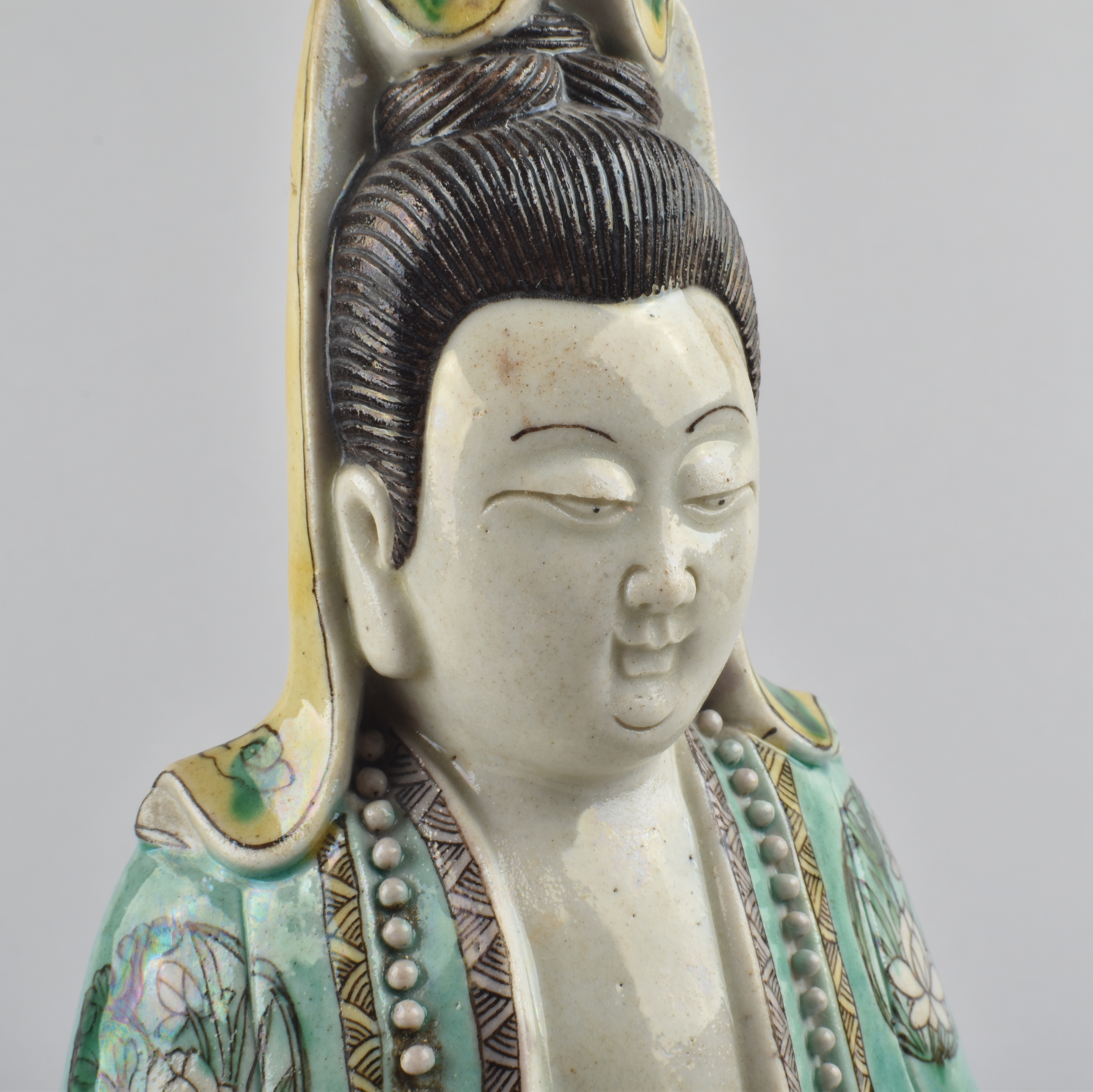 Famille verte Porcelaine (biscuit) Kangxi (1662-1722), Chine