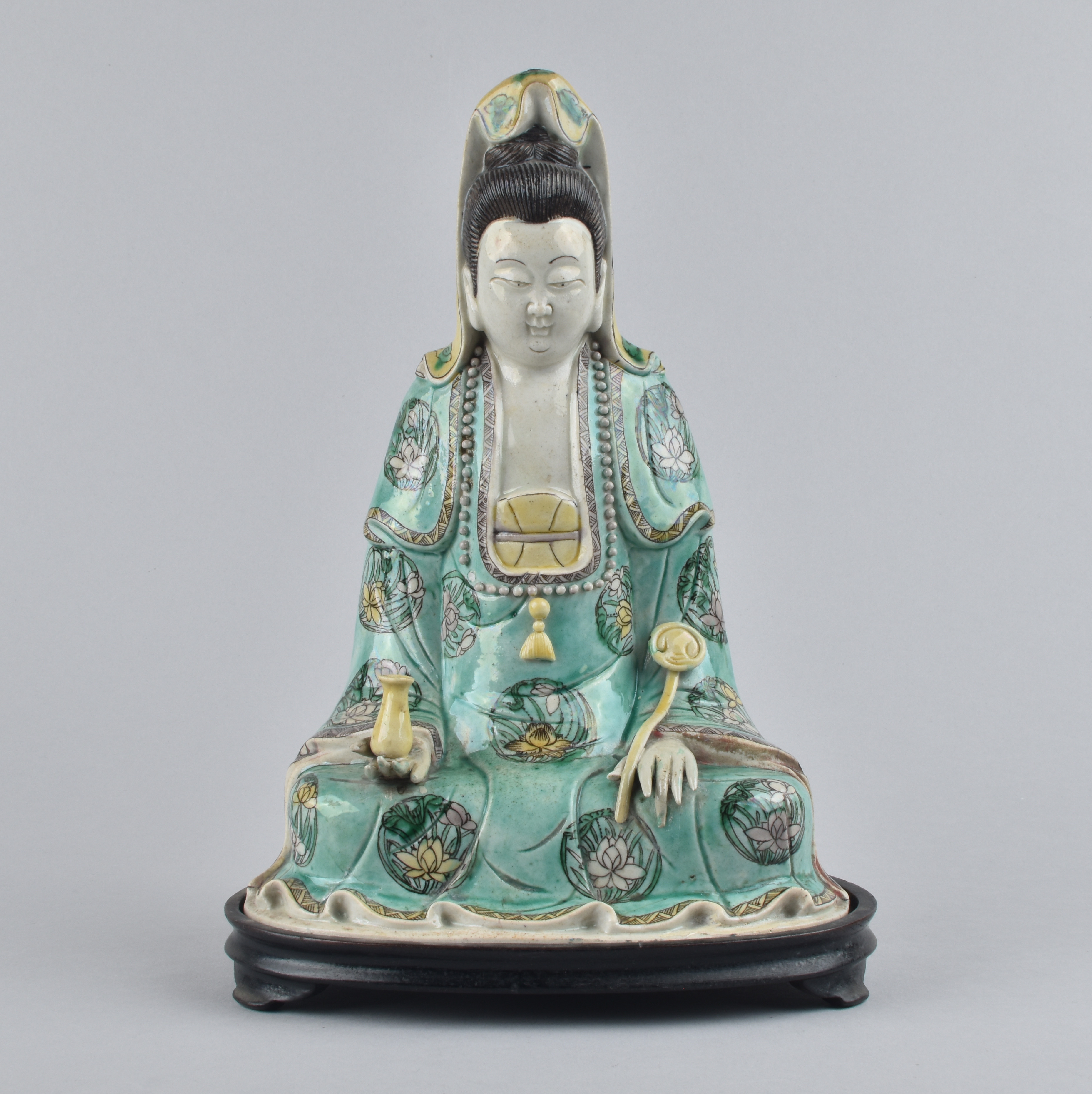 Famille verte Porcelaine (biscuit) Kangxi (1662-1722), Chine