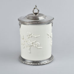 Porcelaine (et monture en argent massif) Kangxi (1662-1722), la monture du XIXe siècle, Chine