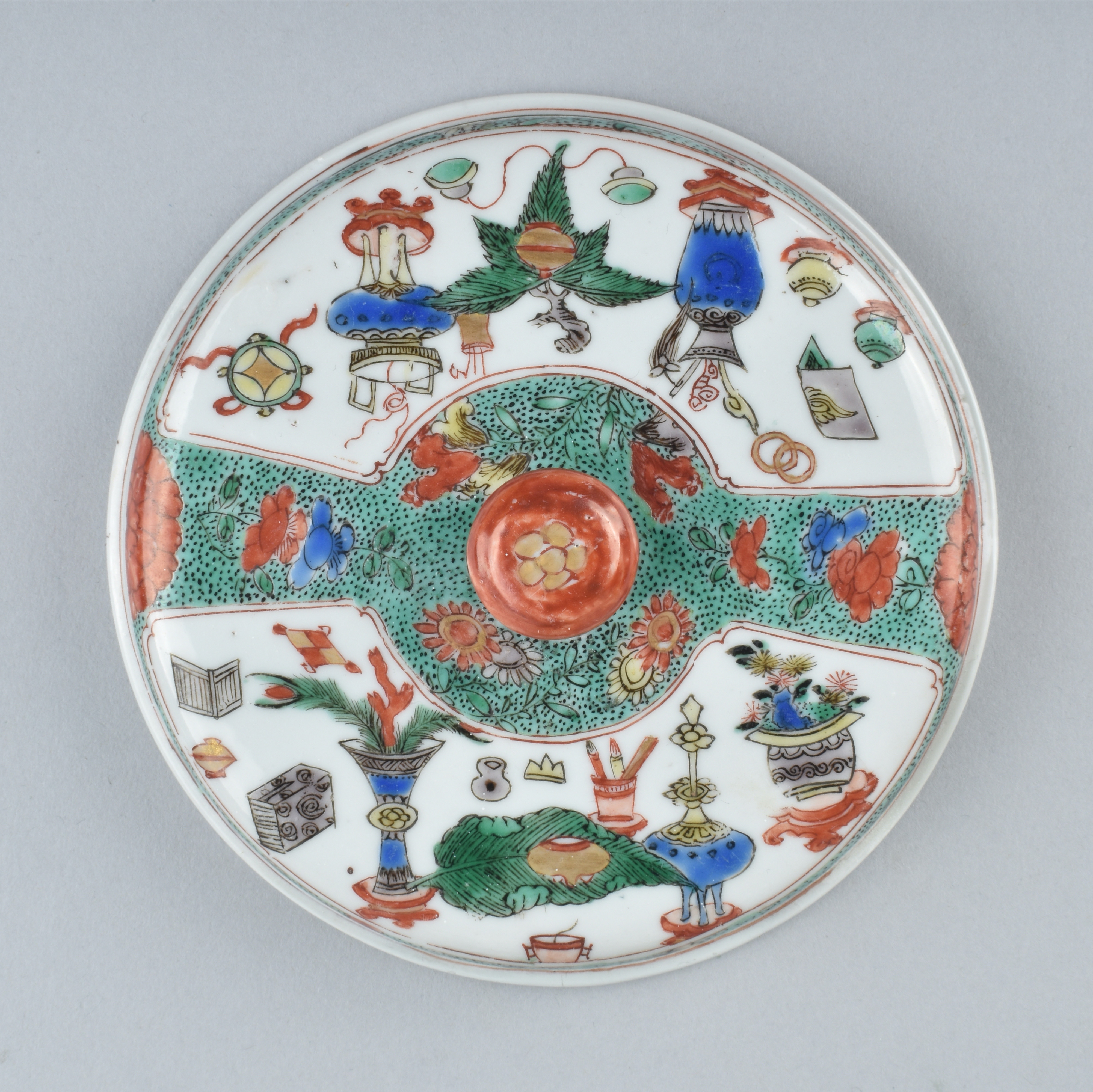 Famille verte 16 cm Kangxi (1662-1722), Chine Famille verte 16 cm Kangxi (1662-1722), Chine