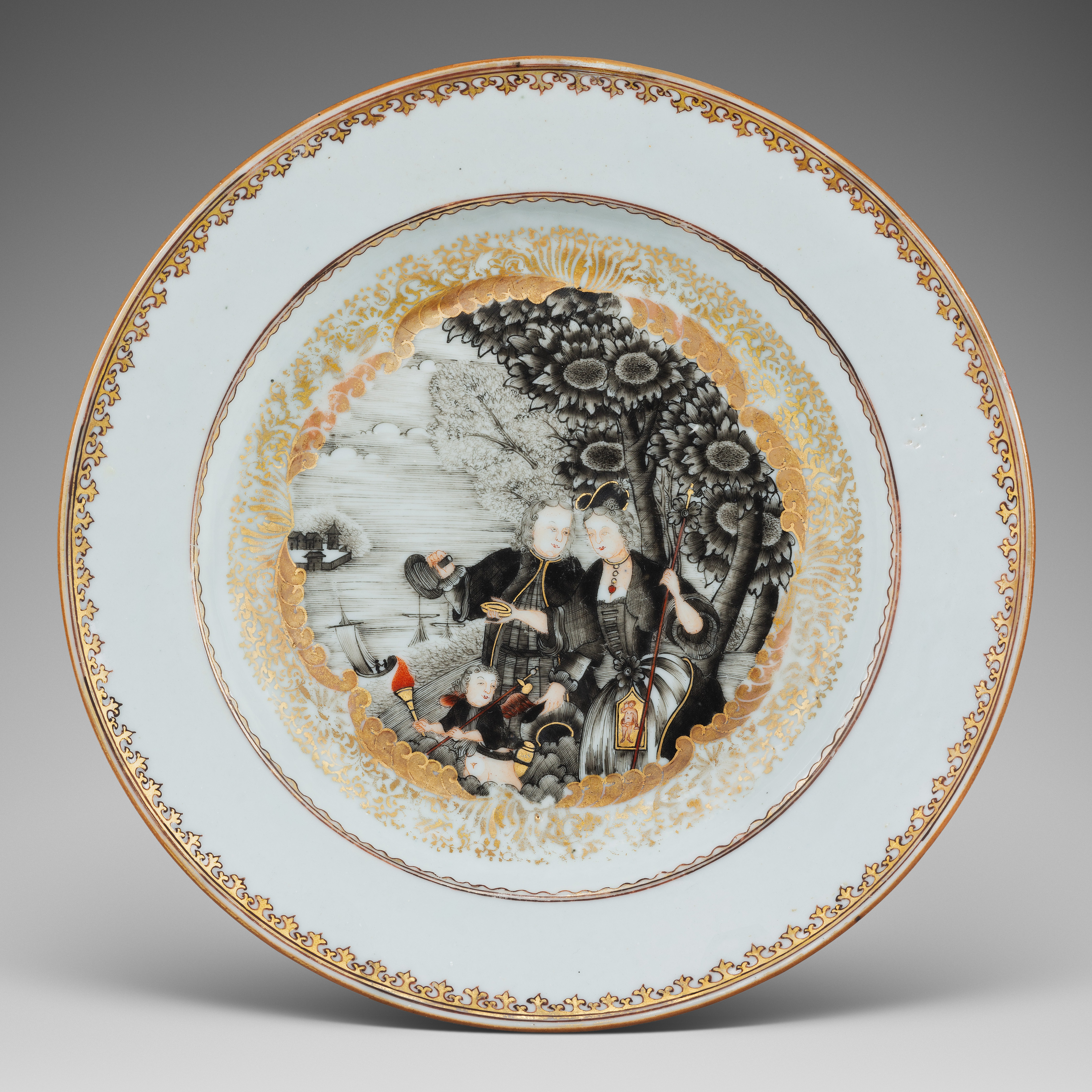 Porcelaine Qianlong period (1736-1795), circa 1750, Chine Porcelaine Qianlong period (1736-1795), circa 1750, Chine