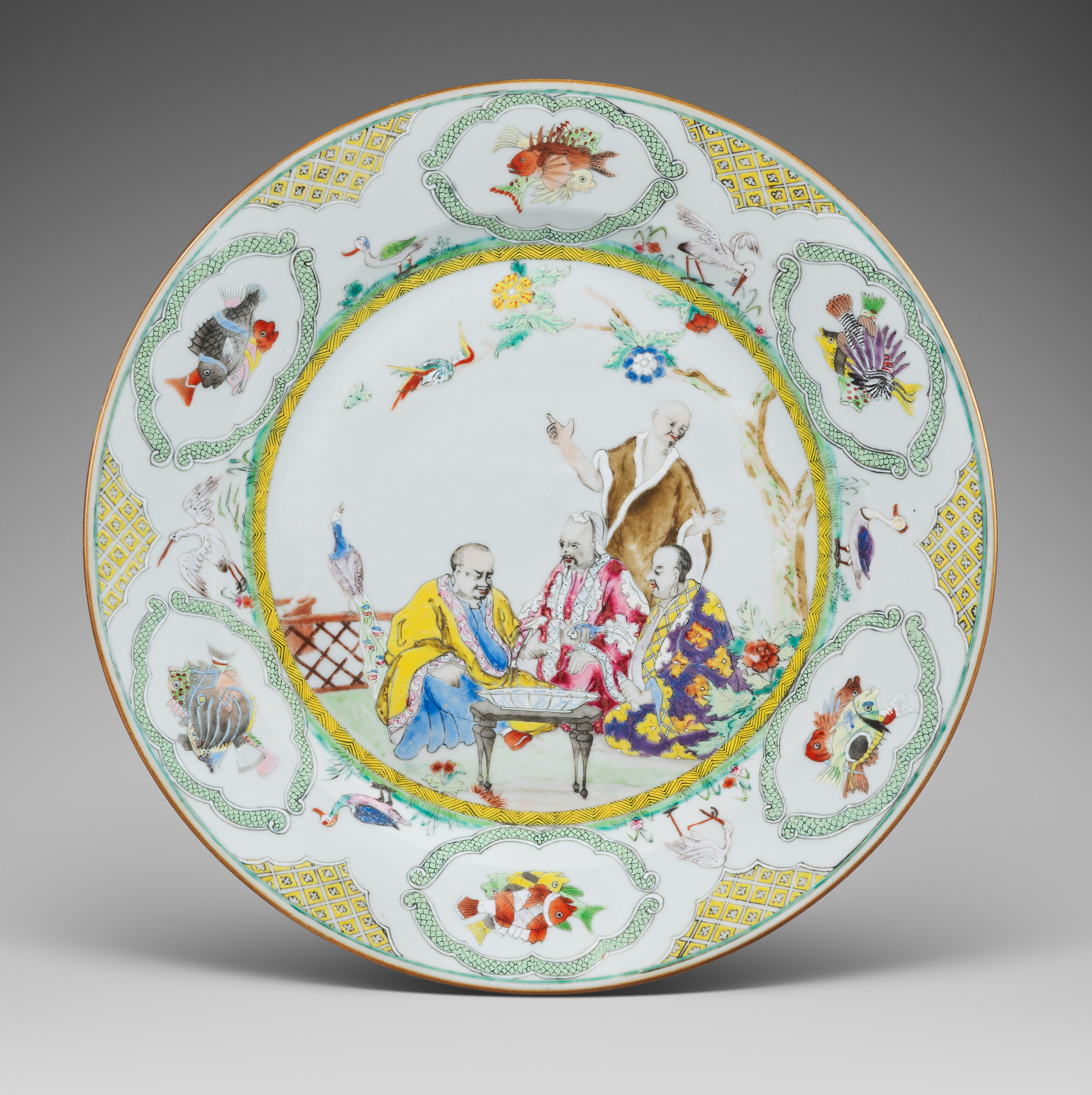 Porcelaine Qianlong (1736-1795), circa 1738, Chine Porcelaine Qianlong (1736-1795), circa 1738, Chine