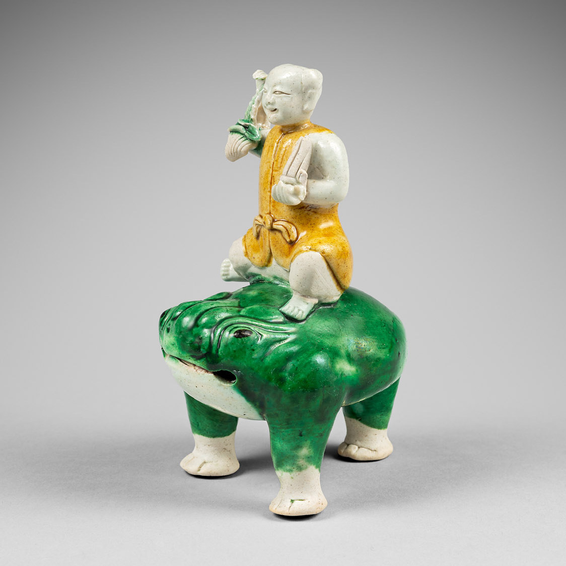 Famille verte Porcelaine (biscuit) Kangxi (1662-1722), Chine