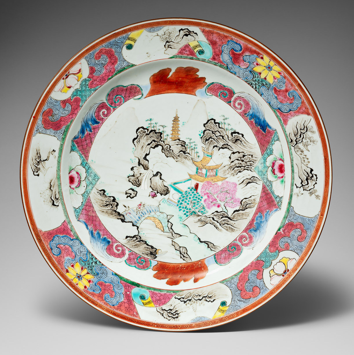 Famille rose Porcelaine Fin de l'époque Yongzheng / début de l'époque Qianlong, ca. 1735/1740, Chine