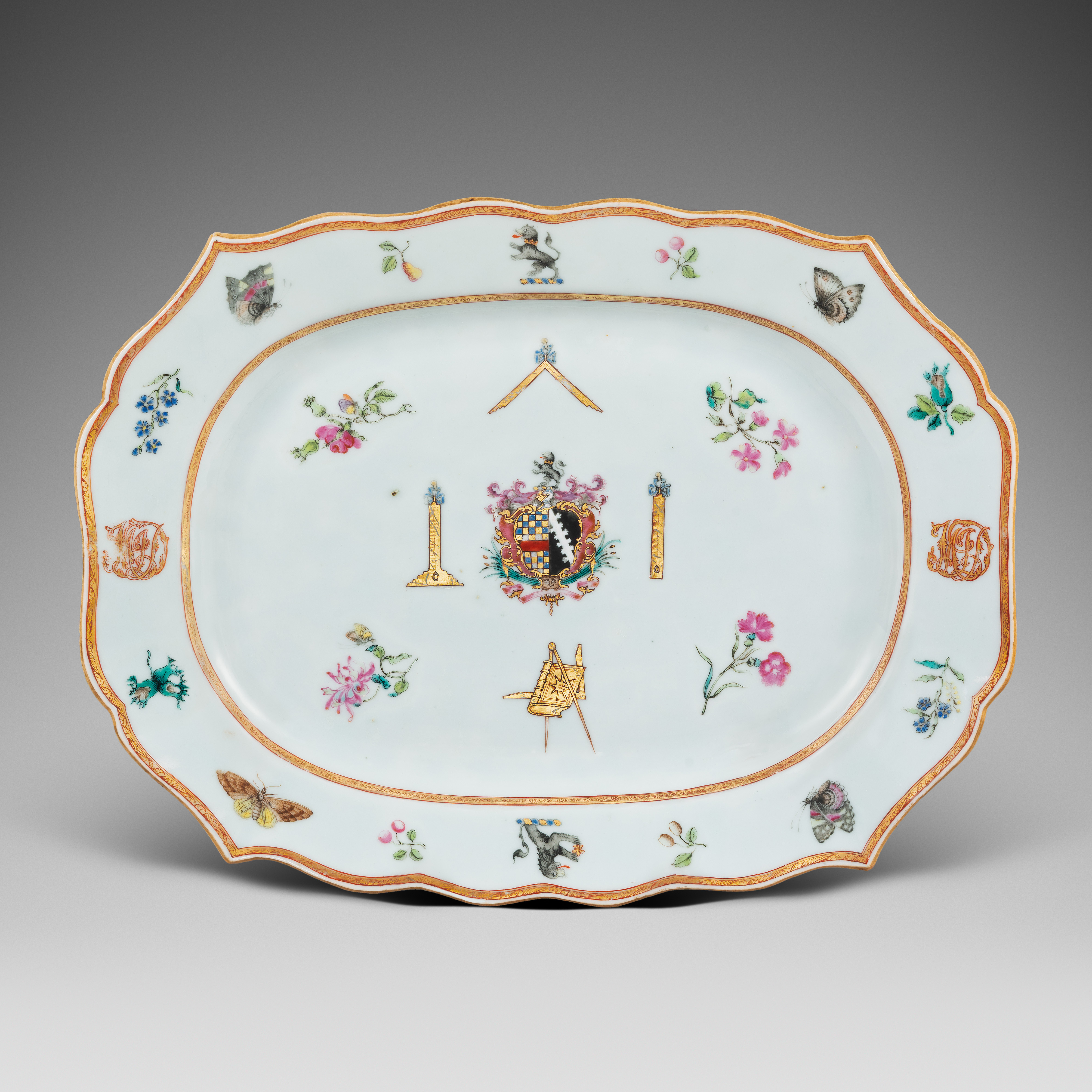 Porcelaine Qianlong (1736-1795), circa 1780, Chine Porcelaine Qianlong (1736-1795), circa 1780, Chine
