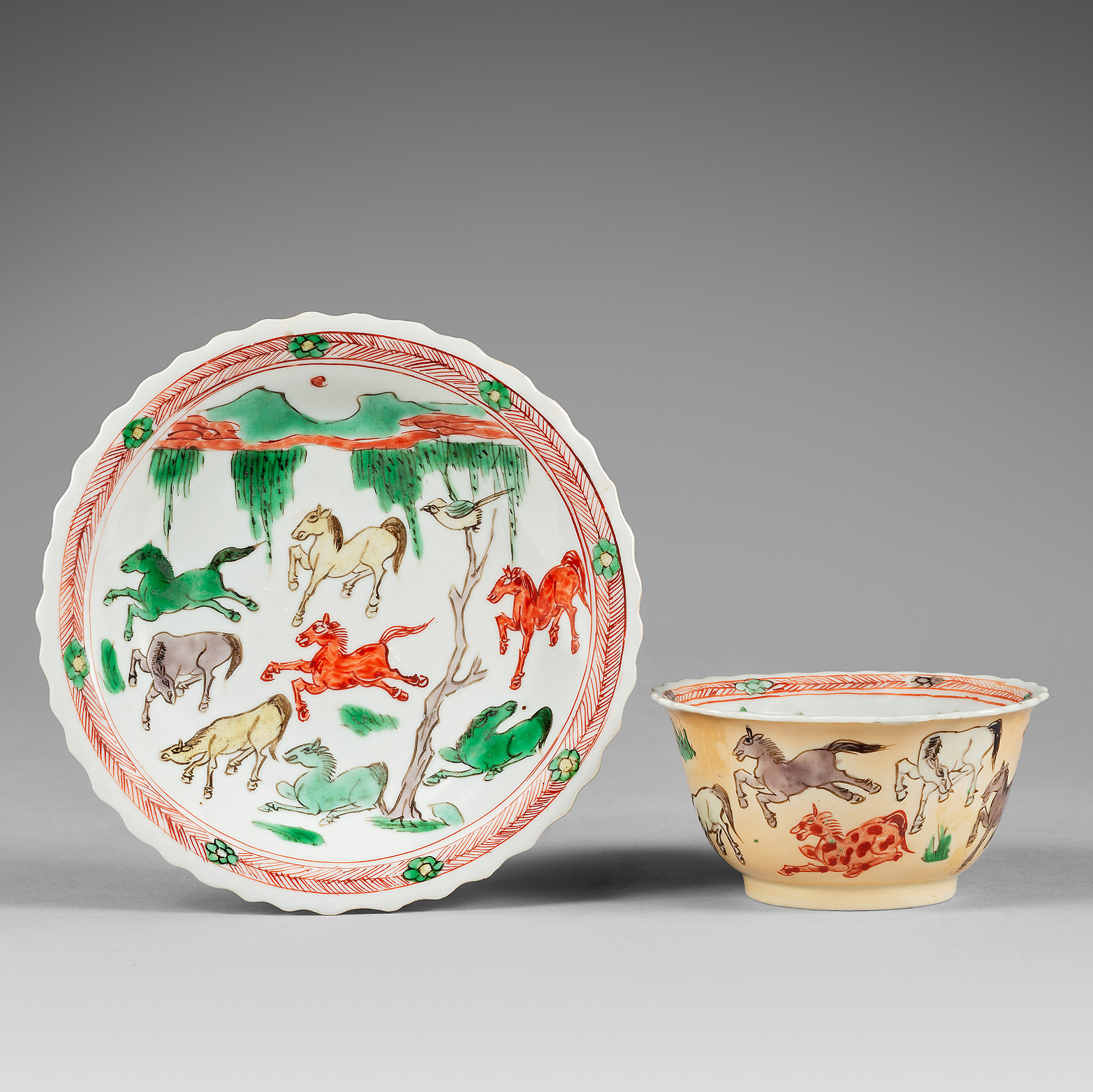 Porcelain Kangxi (166-1722), Chine