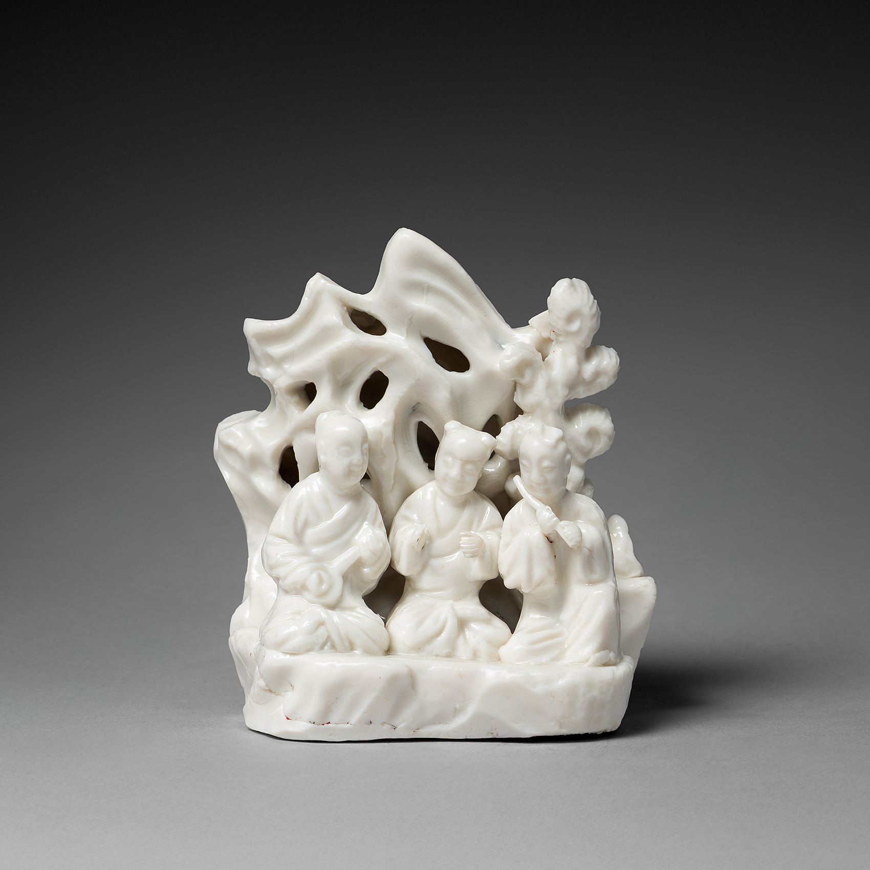 group blanc de chine china kangxi dehua musicians