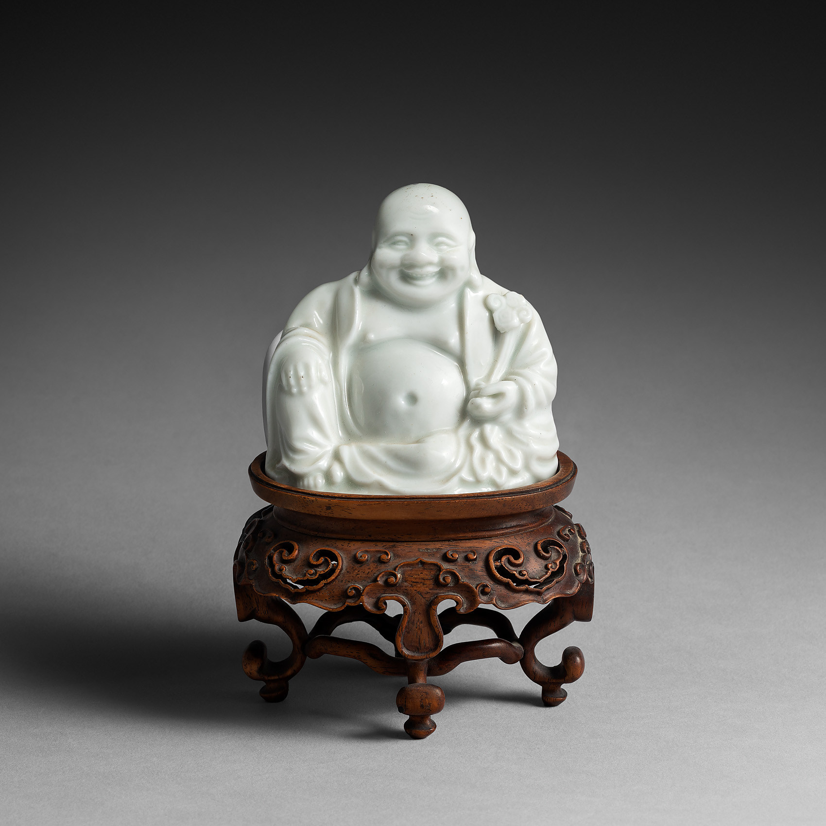 blanc de chine figure butai kangxi china